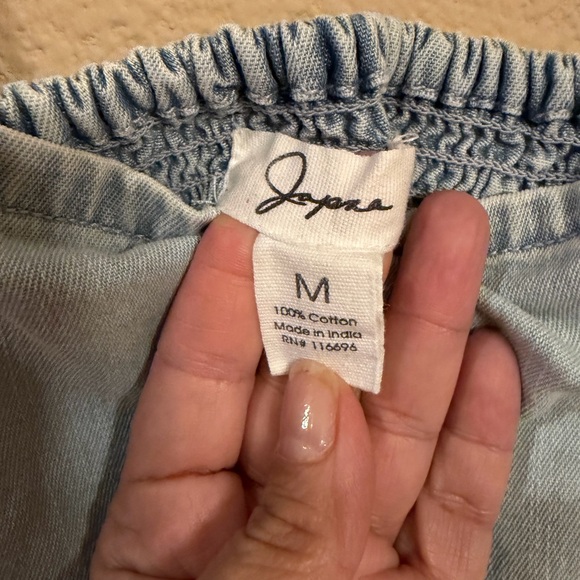 Japna Light Blue Cotton Dress - Picture 3 of 3